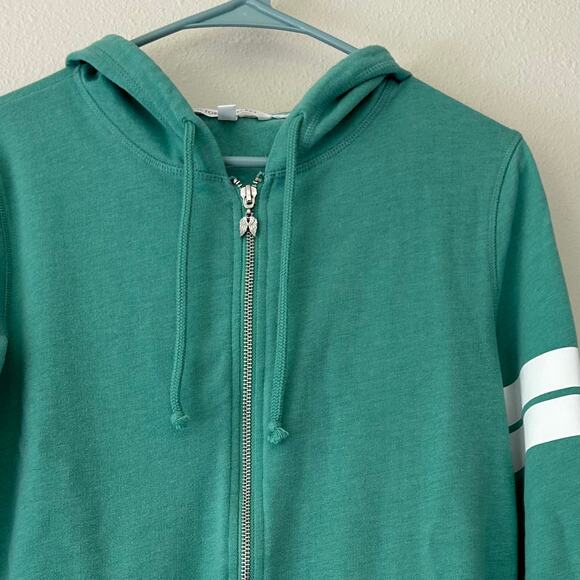 Victoria’s Secret full zip hoodie Angel spell out on back Varsity lounge prep XS - Picture 7 of 11